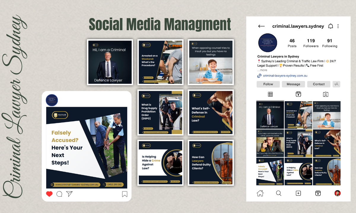 Criminal Lawyer Sydney Social Media Management