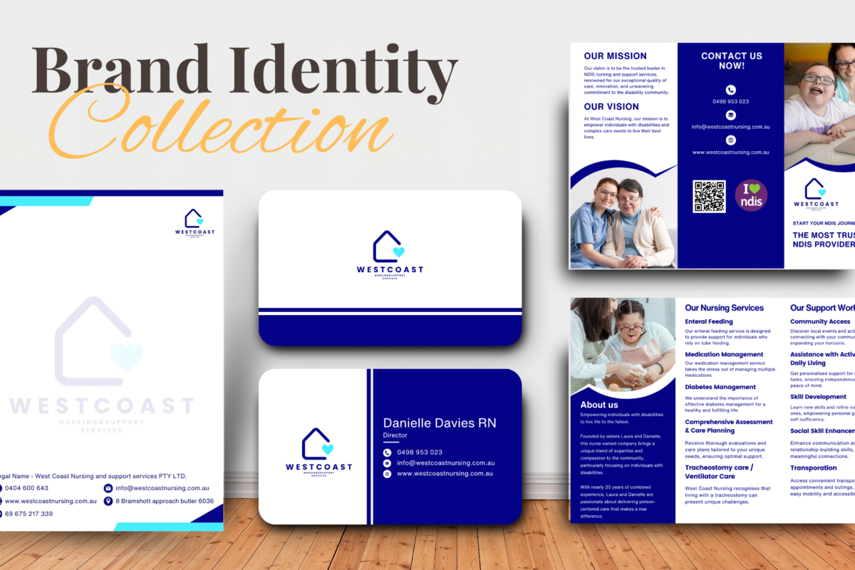 West Coast Nursing Care Support Branding