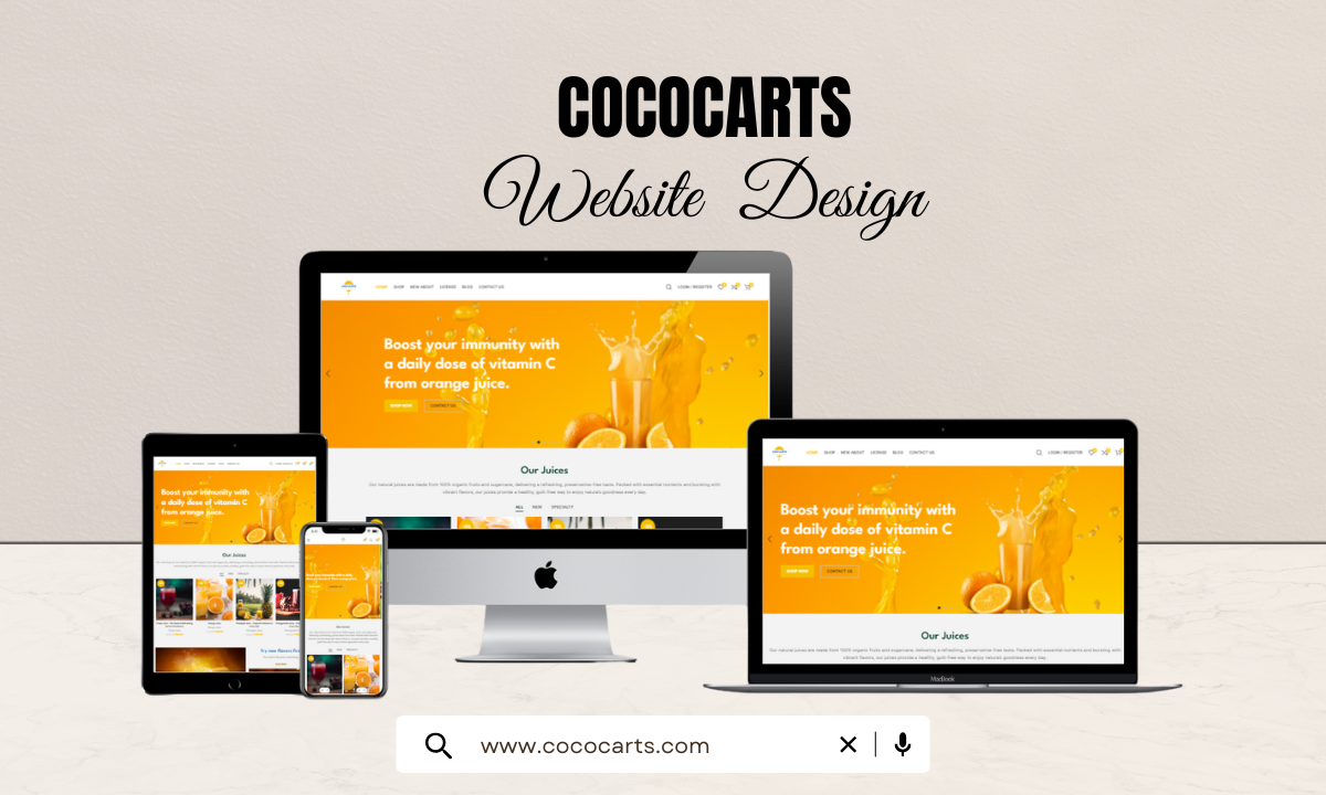 CocoCarts Website Design