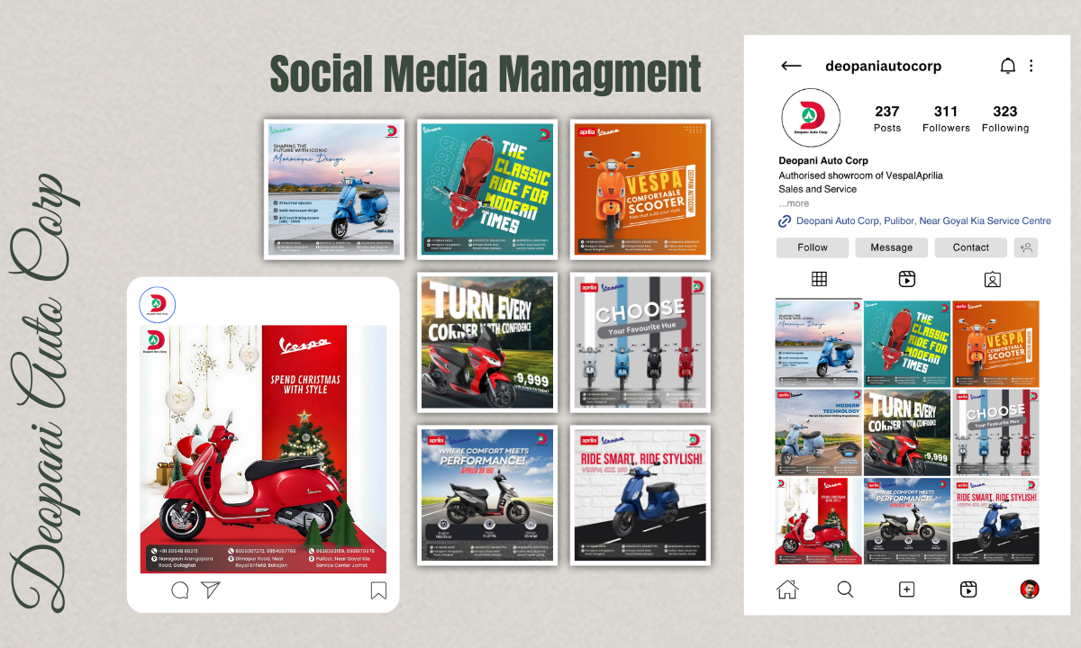 Deopani Auto Corp Social Media Managment