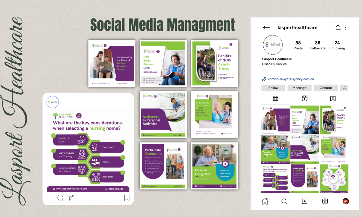 Lasport Healthcare Social Media Management