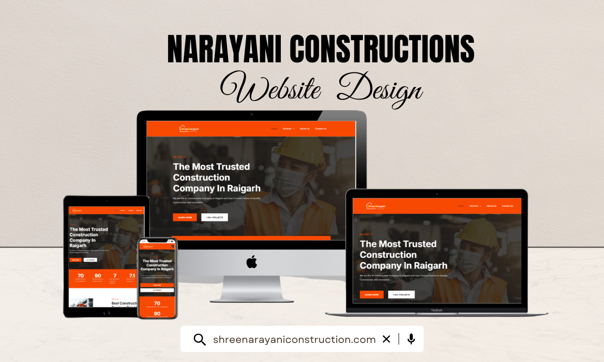 Narayani Construction Website Design